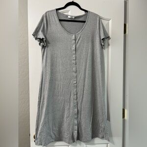 Elegant Gray Women's Chemise